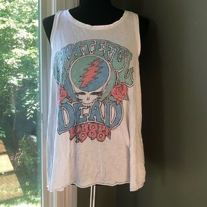 Grateful Dead - vintage-sleeveless graphic T